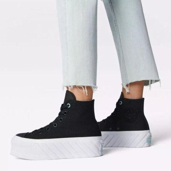 NEW Converse Chuck Taylor All Star Lift 2X Hi - Women Shoes Platform CTAS - Blac - Picture 12 of 13